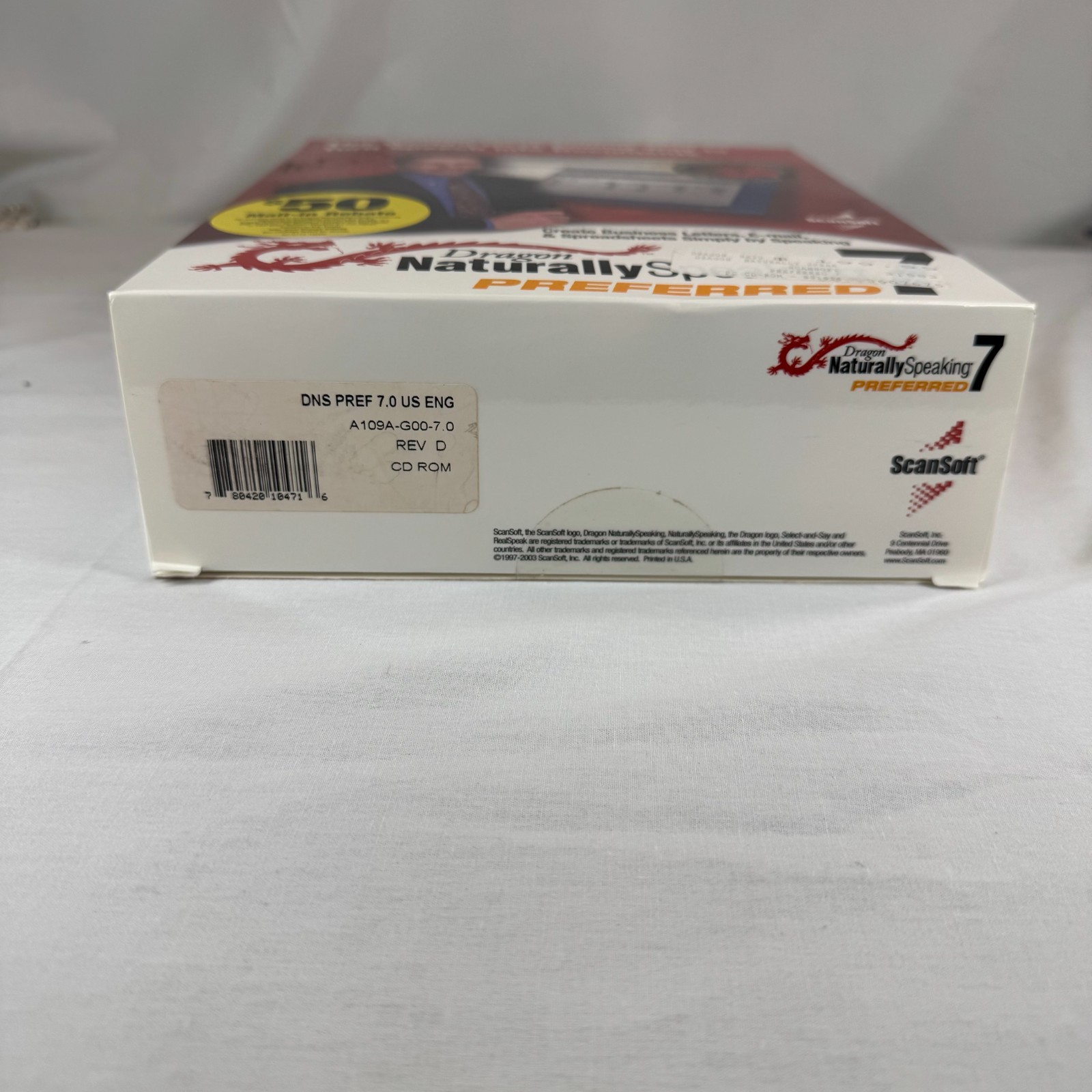 Dragon Naturally Speaking 7 Preferred - By Scansoft