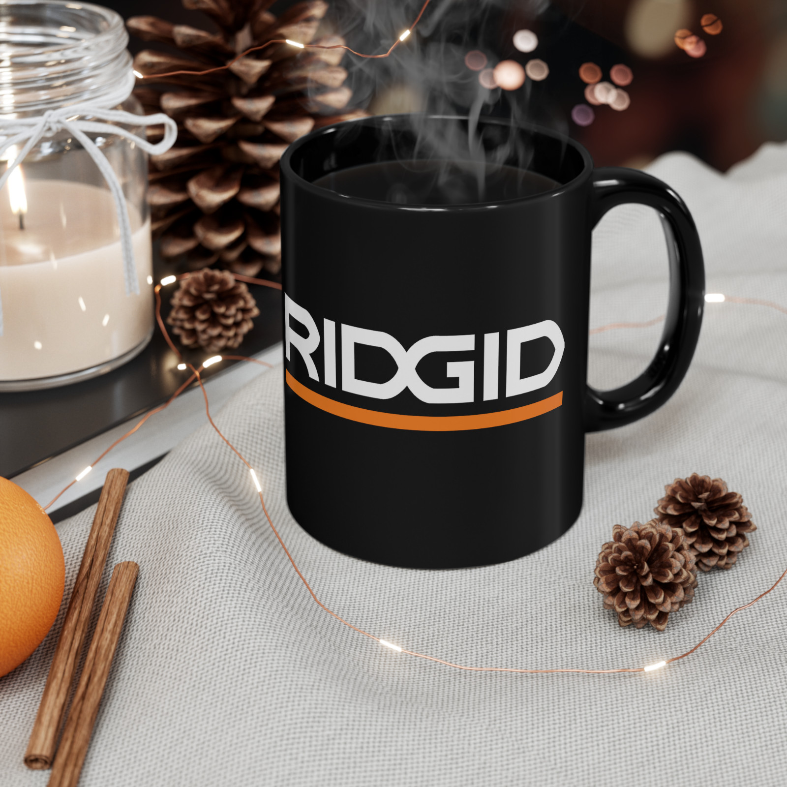 RIDGID Famous Tool Company 11oz Coffee Tea Black Mug