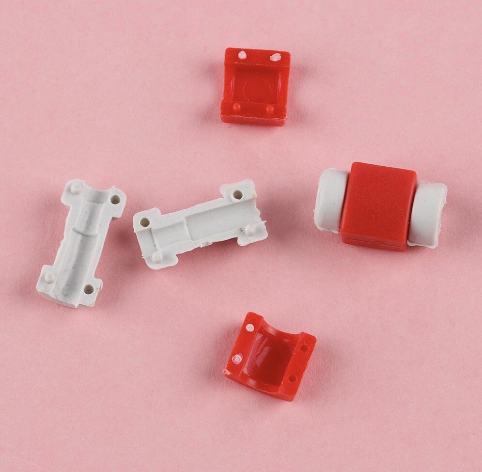 10pcs Colorful USB Charging Cable Line Protectors - Red/Pink/Yellow