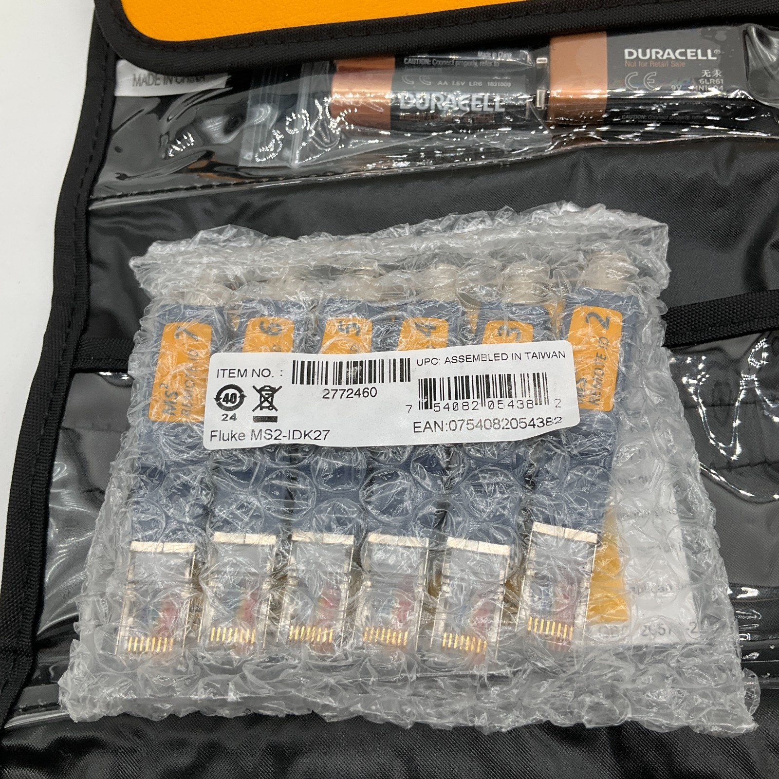 Fluke Networks MS2-KIT MicroScanner2 Copper Cable Verifier Kit, Remote ID Kit