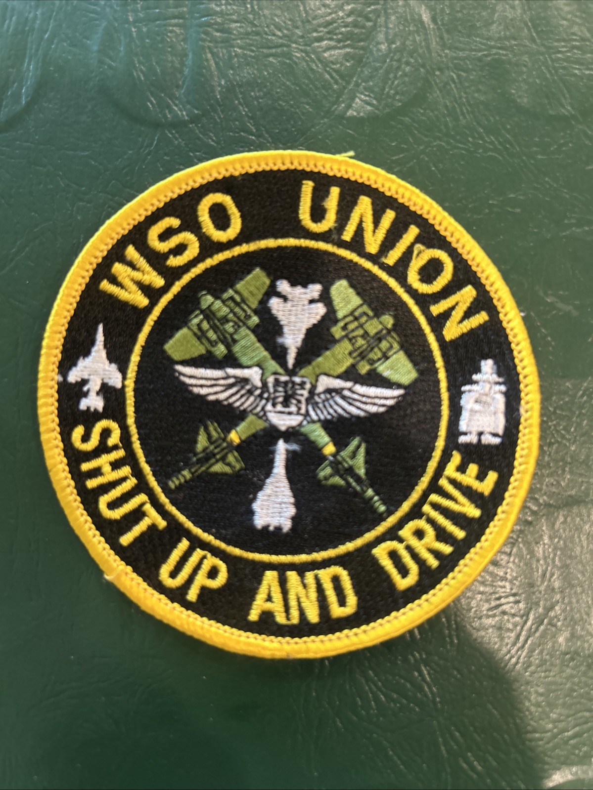 WSO Weapons System Officer Shut Up And Drive USAF  PATCH