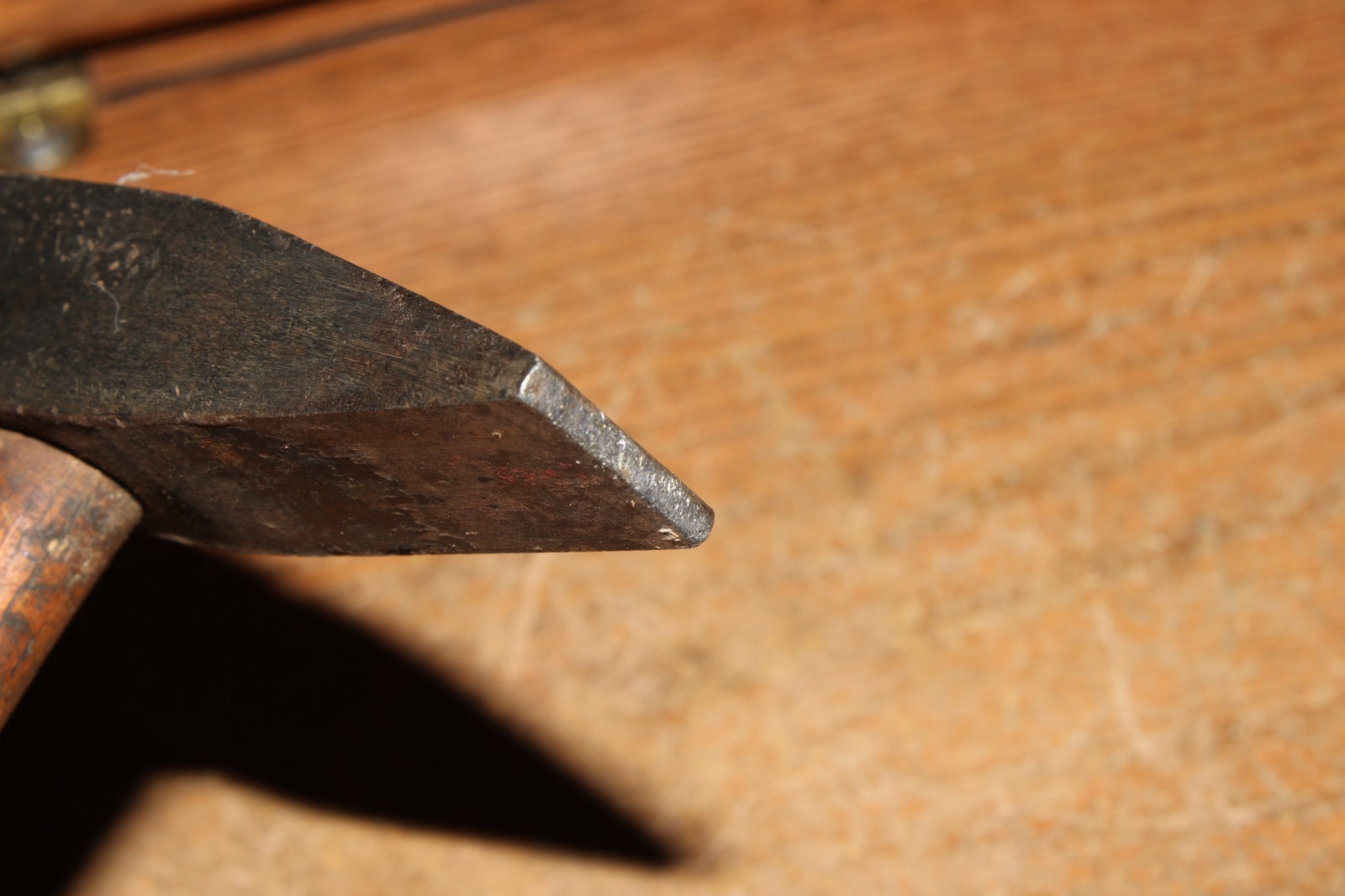 Vintage Plumb Tack Hammer Tinsmith Square Flat Head