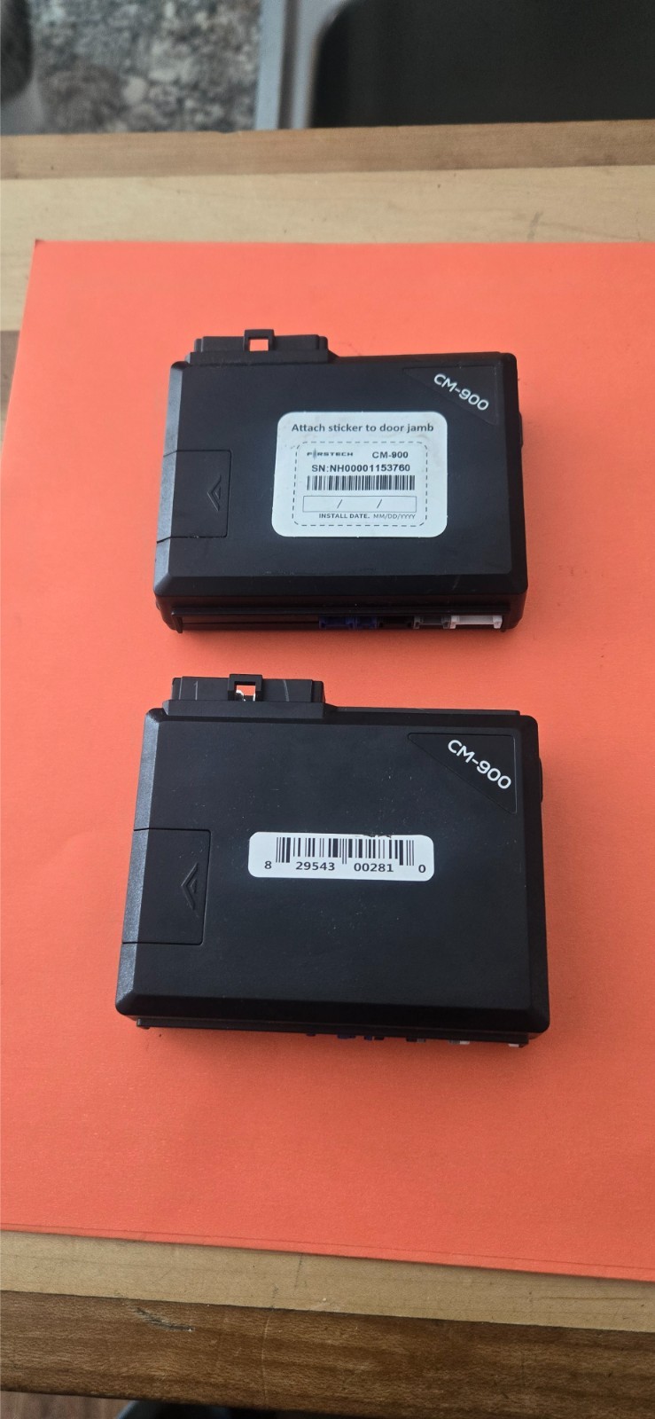 2 USED Firstech Compustar Replacement CM-900 Remote Start Controller Brain CM900