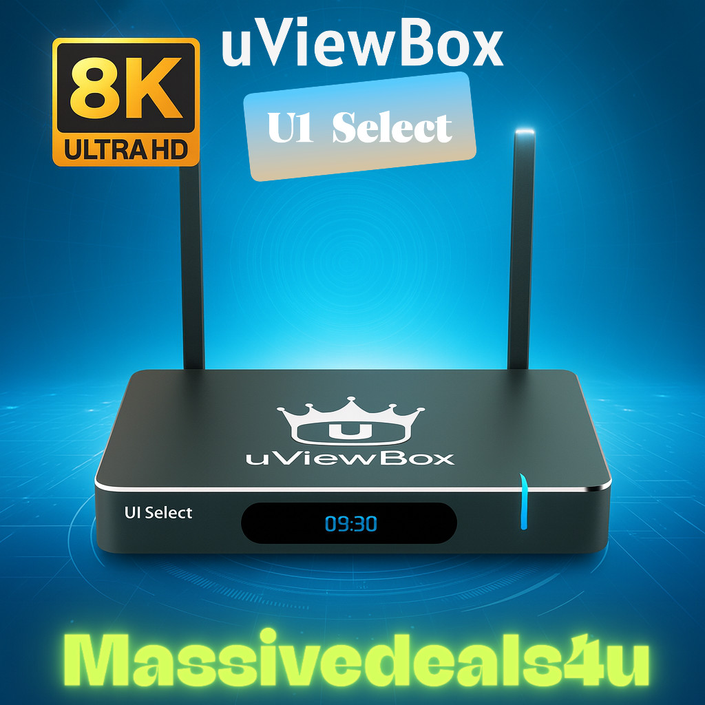 2026 uViewBox U1 Select + Superbox S6 Pro. x2 Backlit remotes x2 Upgraded HDMI