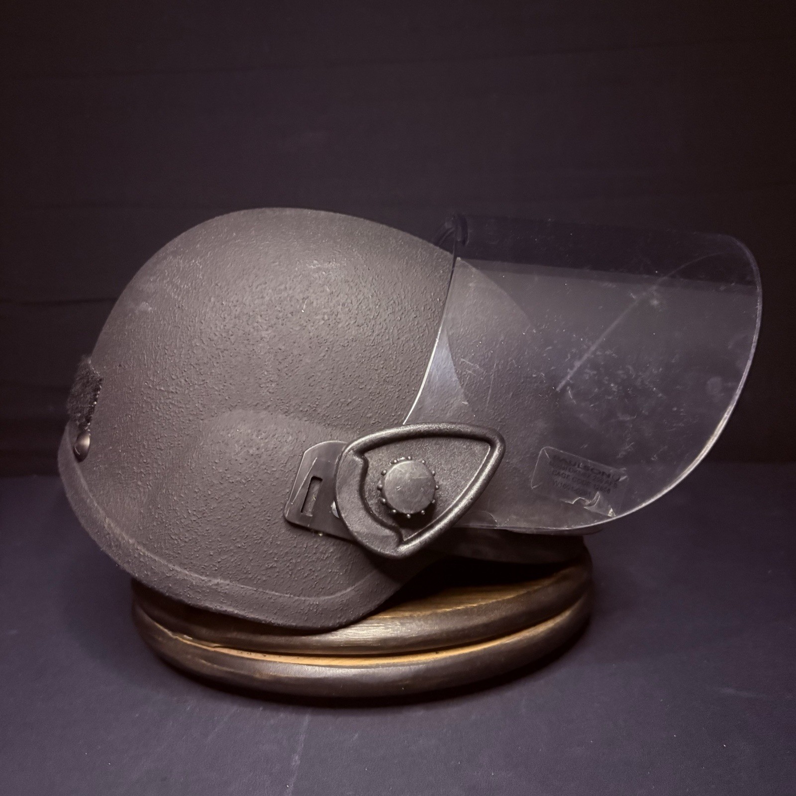 Protech Bullet Proof Helmet 3A IIIA Size Medium Removable Face Shield (SHORT)