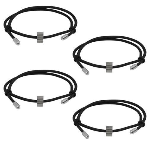 4 Pack Bracelet Car Window Breaker, Tungsten Carbide Bead Survival Wristbands