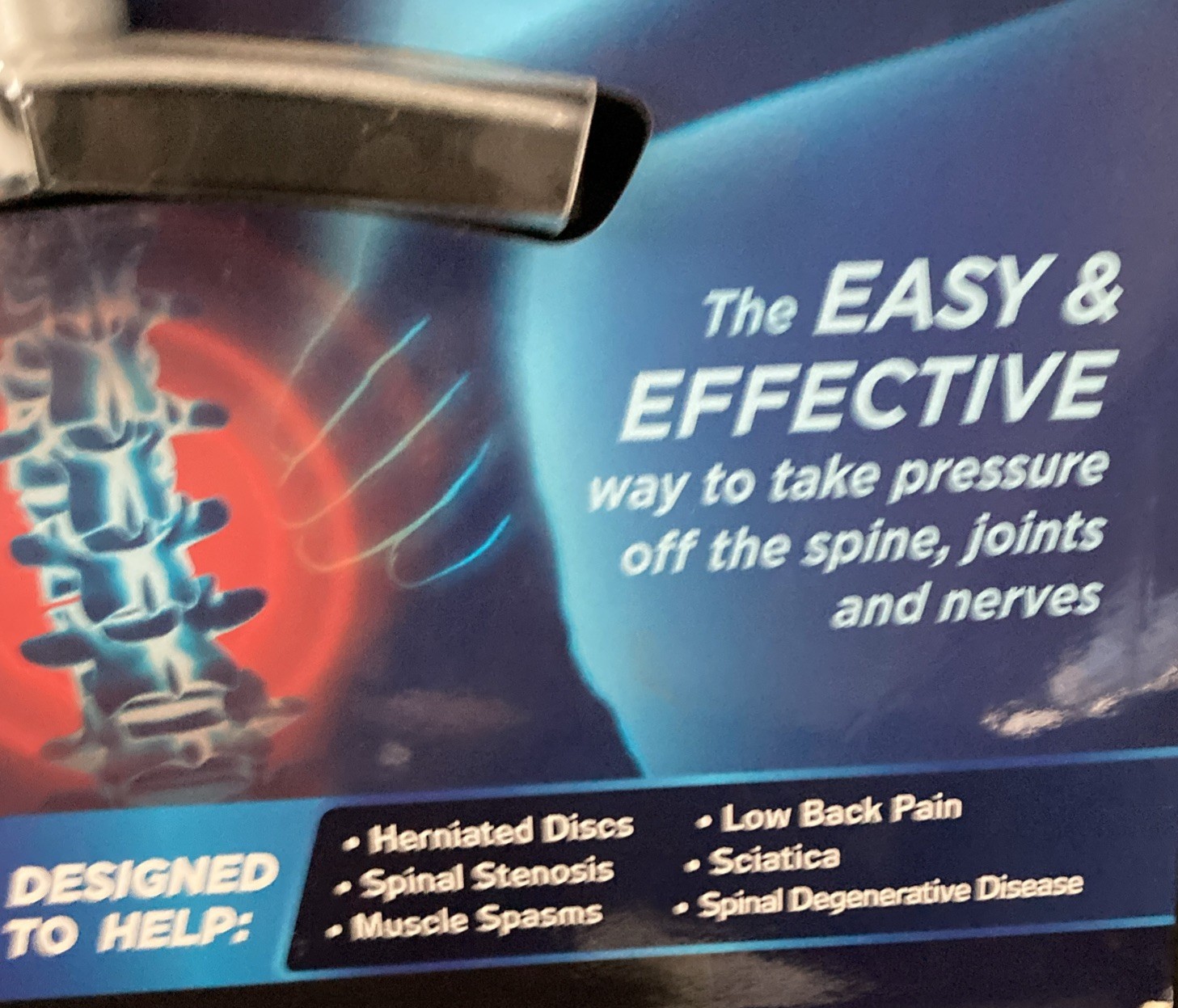NEW LO-BAK TRAX Portable Spinal Traction DECOMPRESS Sciatica Low Back Pain