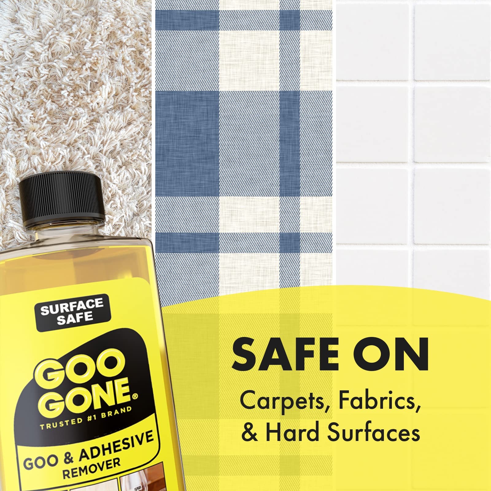 Goo Gone Original Liquid - 8 Ounce - Surface Safe Adhesive Remover Safely