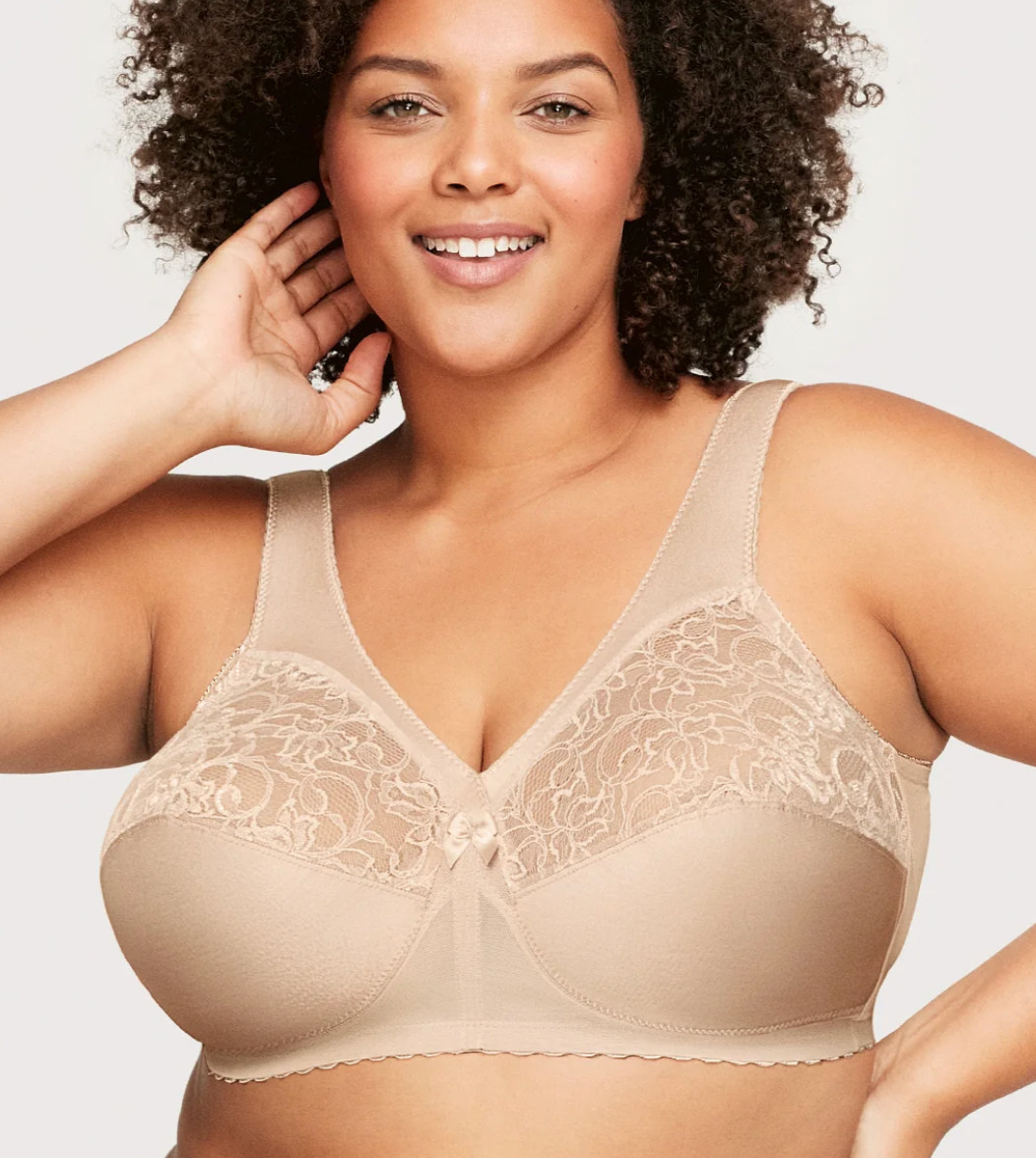 Glamorise 36C MagicLift Original Support Bra NWOT 1000 Beige