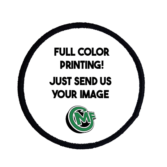Custom Round Printed Patches - Personalized Patches with Full Color Printing