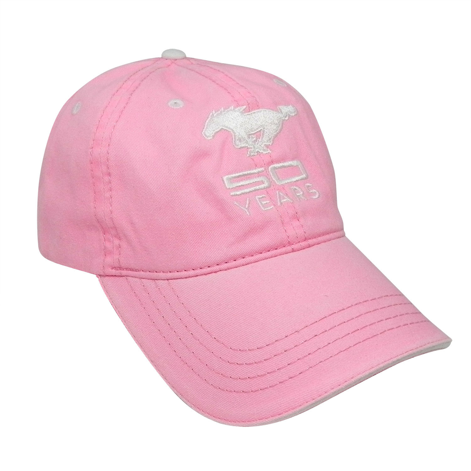 Ford Mustang 50th Years Anniversary Pink Baseball Hat