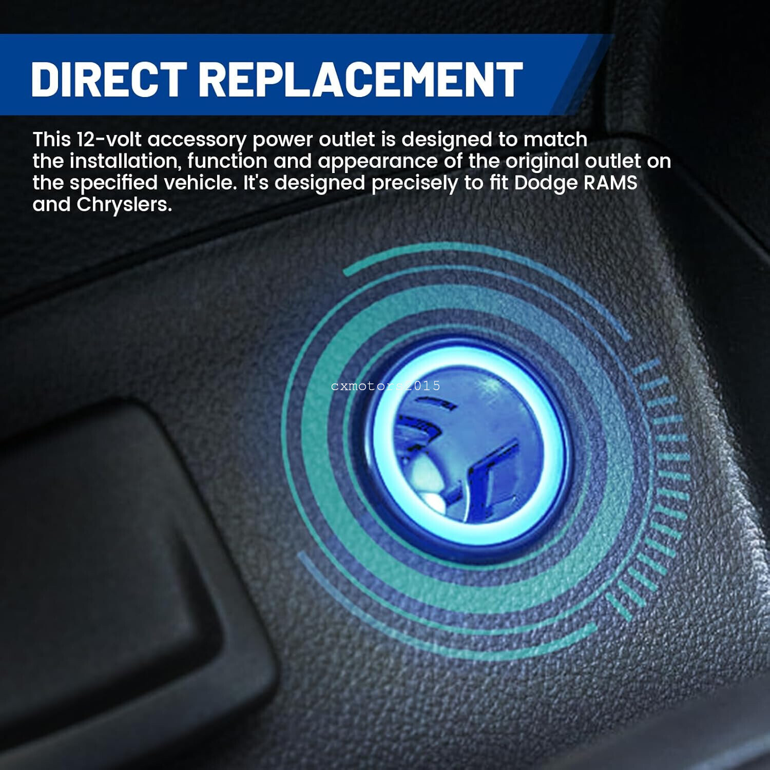 Cigarette Lighter Socket Power Outlet 04793551 For Chrysler 300 Sebring Pacifica