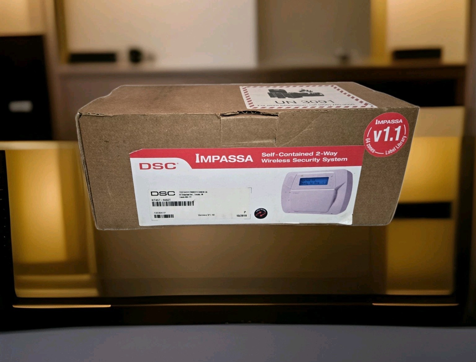 DSC Impassa 457 Wireless Security Base KIT (Includeds 2 Doors & 1 Motion Sensor)