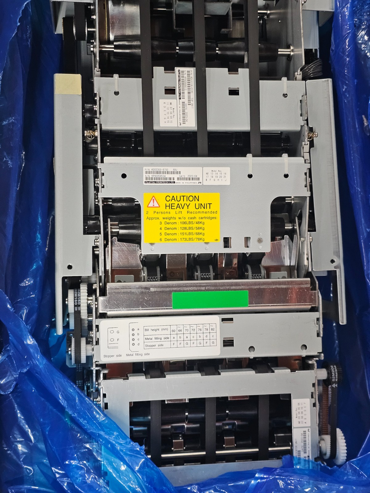 Fujitsu KD03300-B702 KD11116-C120 KD03300-C400 ATM Dispenser *PICTURED ITEM ONLY