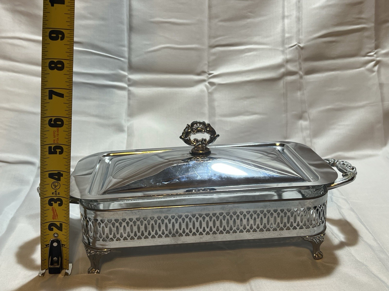 Anchor Hocking 1 qt Glass Bakeware With Serving Tray