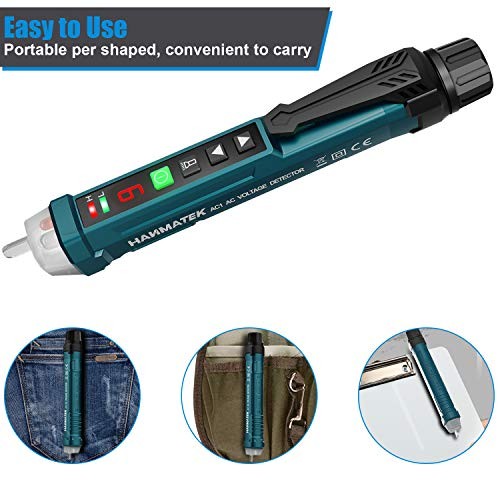 Non-Contact Voltage Tester with 9 gear Adjustable Sensitivity Voltage
