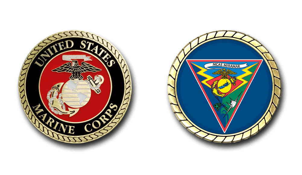 US Marine Corps Air Station Miramar Challenge Coin