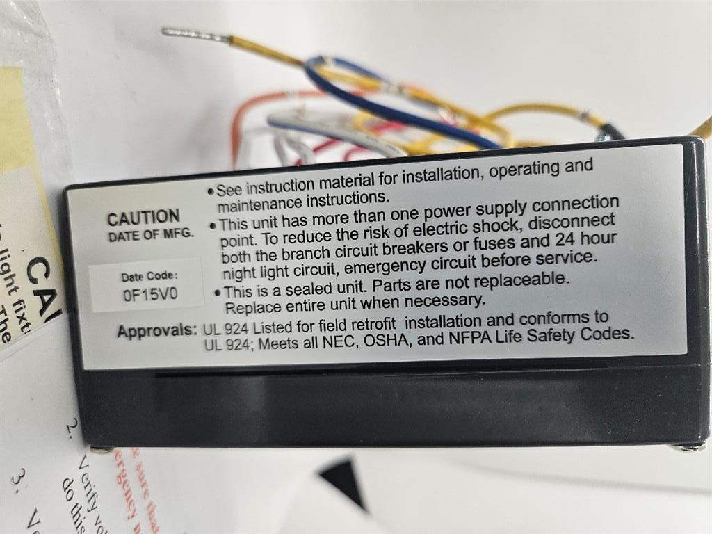 Levitonh ECD00-200 Emergency Fixture Control for Dimming Loads 277V