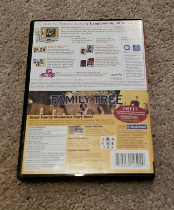 My Scrapbook 2 Creative Reflections Edition & Generations Family Tree PC Program