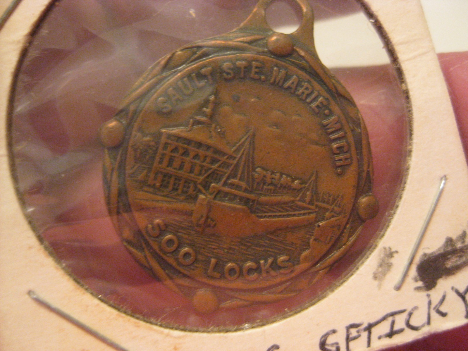 Sault Ste Marie 500 Locks Medal Pure Copper #4