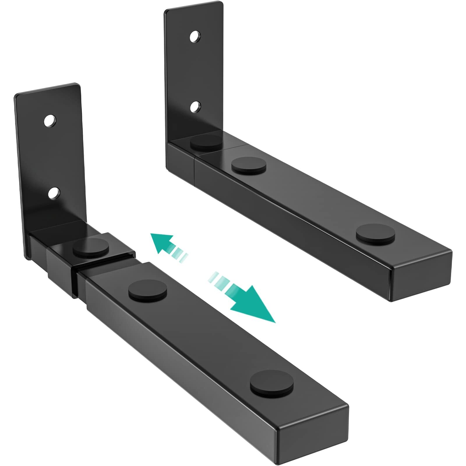 SLK201 Center Channel Speaker Wall Mount Bracket Holds 30 lbs 7-11.5 inch Extend