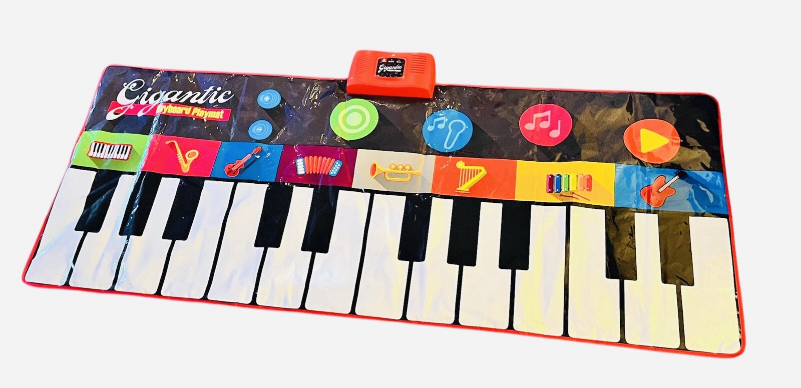 Abco Tech Giant 70" Piano Play Mat Jumbo Floor Keyboard 24 Keys 8 Sound Options