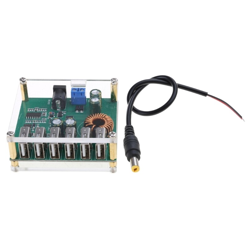 DCBuck Power Voltages Converter Module 6USB Output For Electronics Projects