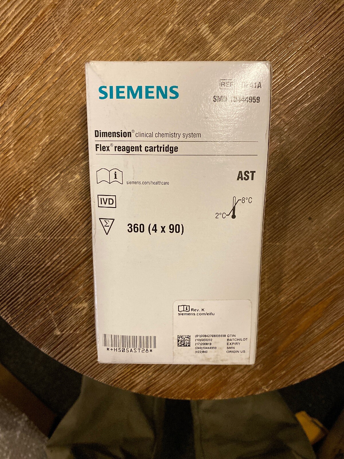 Pack of 4 New DF41A Siemens Dimension Flex Reagent Cartridge (4x90) 360