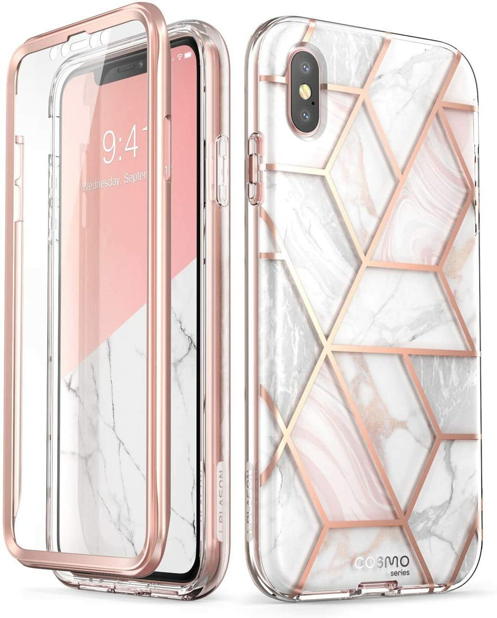 i-Blason Cosmo Case for iPhone X XS Full-Body Protective Case Screen Cover Shell