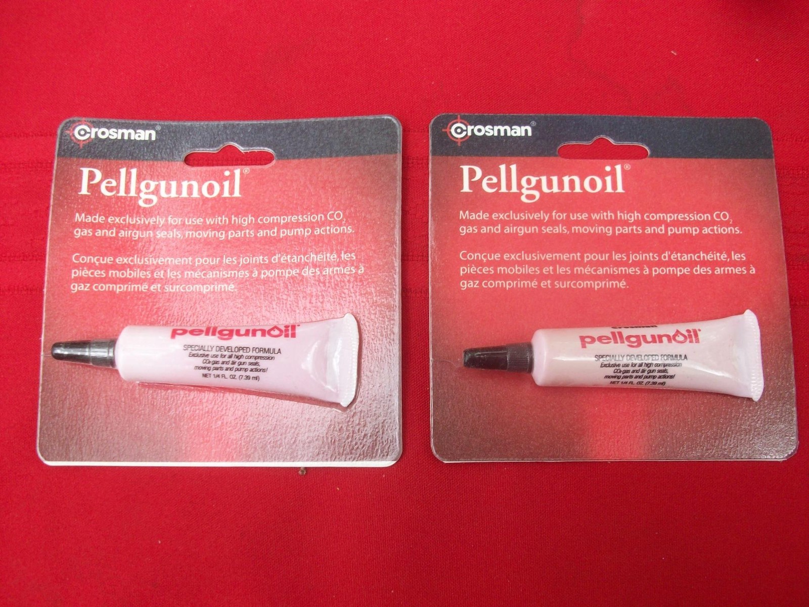 2 TUBES OF PELLGUNOIL- 1/4 OZ TUBE-USE WITH  CO2-BB -AIR GUNS-