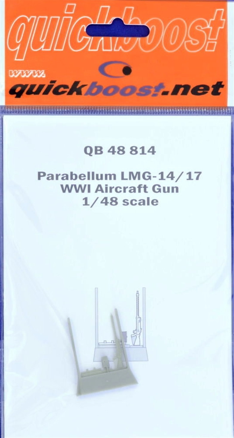 Quickboost by Aires 1/48 Parabellum LMG-14/17 WWI aircraft gun - QB-48814
