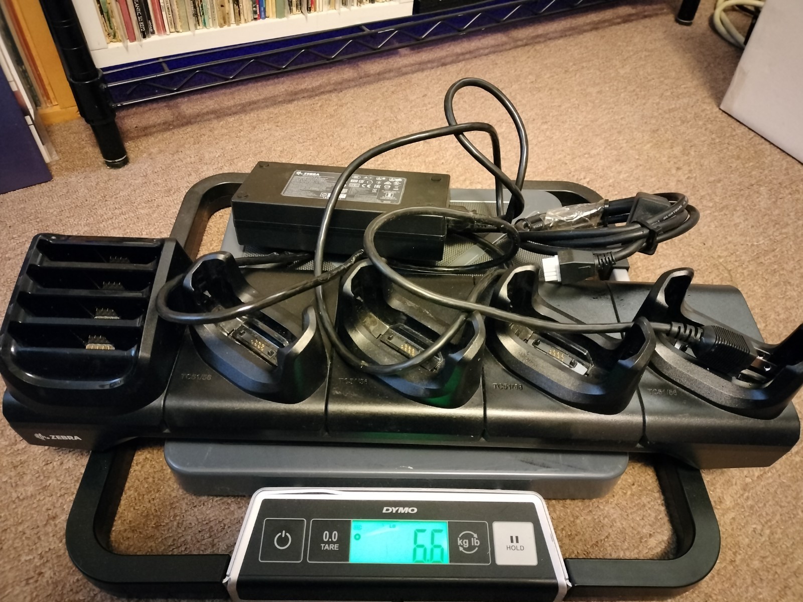 ZEBRA 5-Slot 4-Slot Charger for TC51 / TC56 Sharecradle-MC CRD-TC51-5SC4BC-01