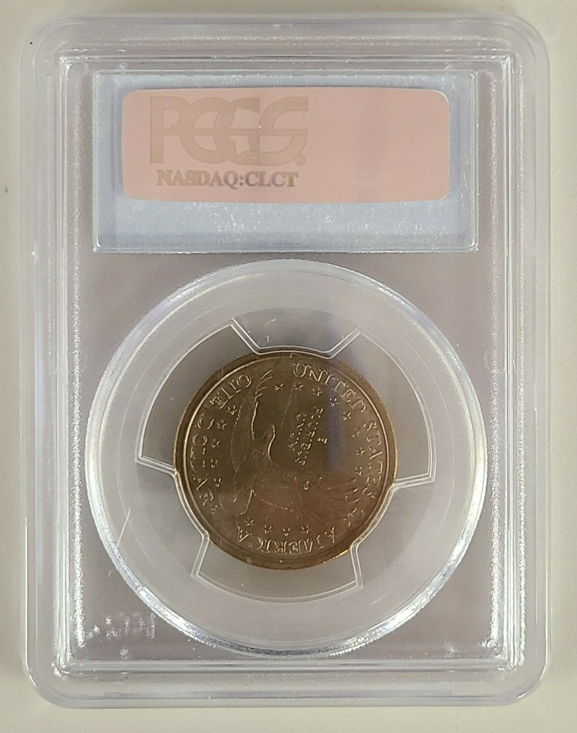 2001 P Sacagawea Dollar - Experimental Rinse Anti Tarnishing Agent - Mint error