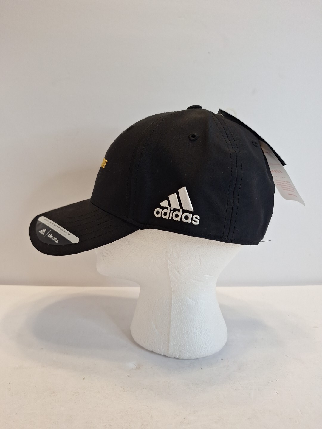 Adidas Golf Heroes Alliance Black Strapback Hat OSFM
