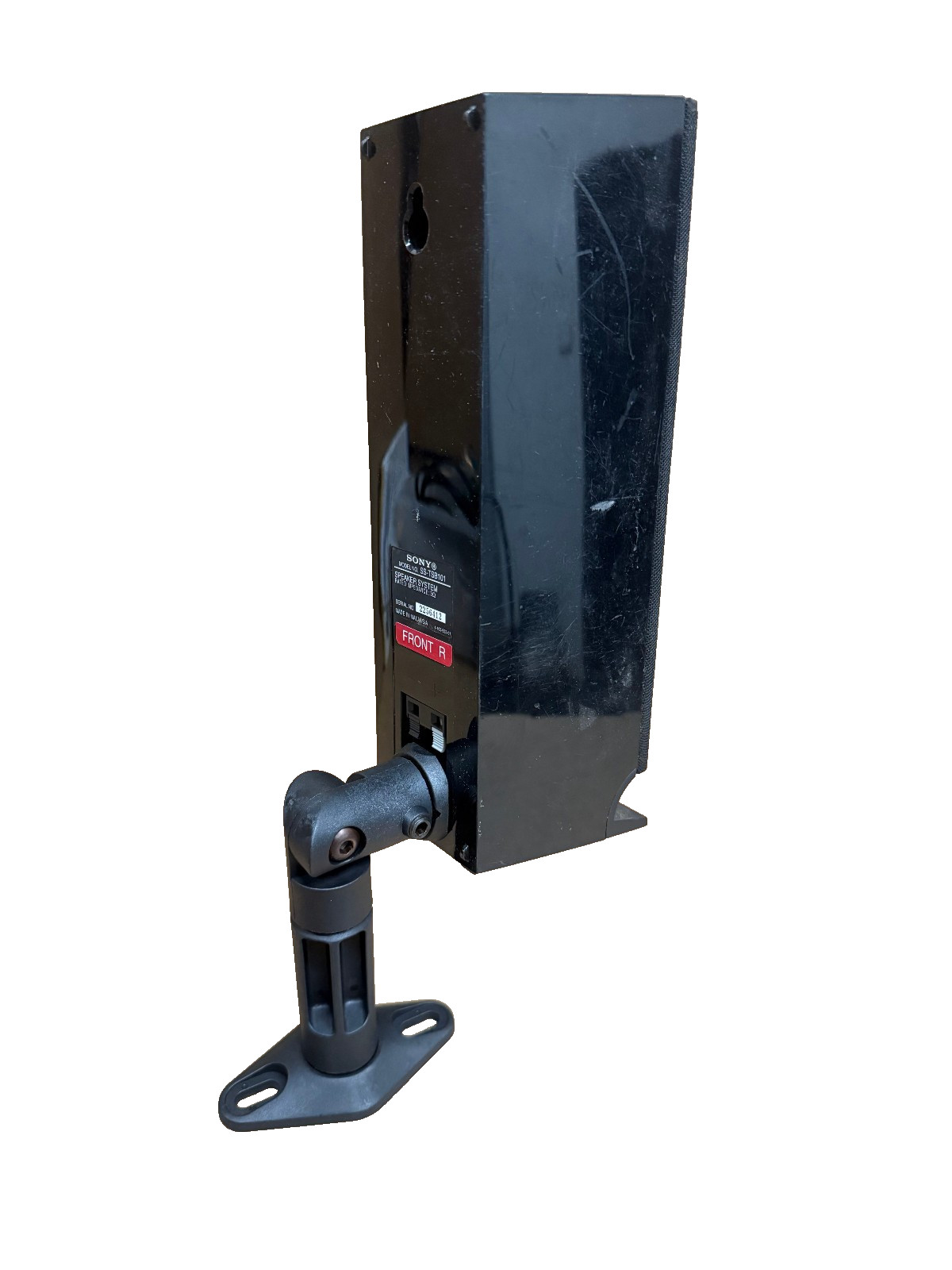 Wall Mount Ceiling Bracket for Sony SS-TSB Satellite Speakers - Pair - Black