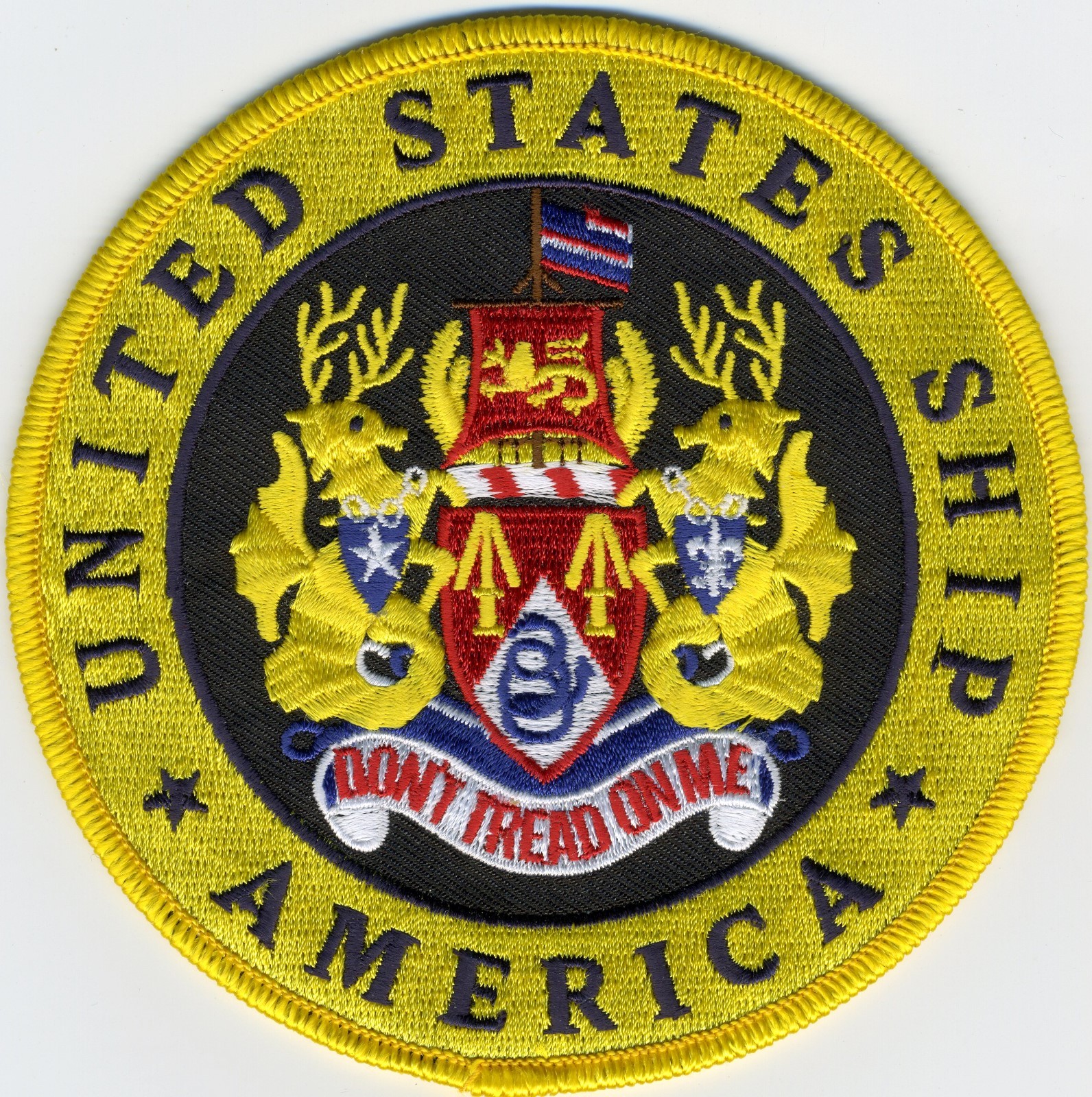 USS America - Don't Tread on Me - BCPatch Cat. No. C7111