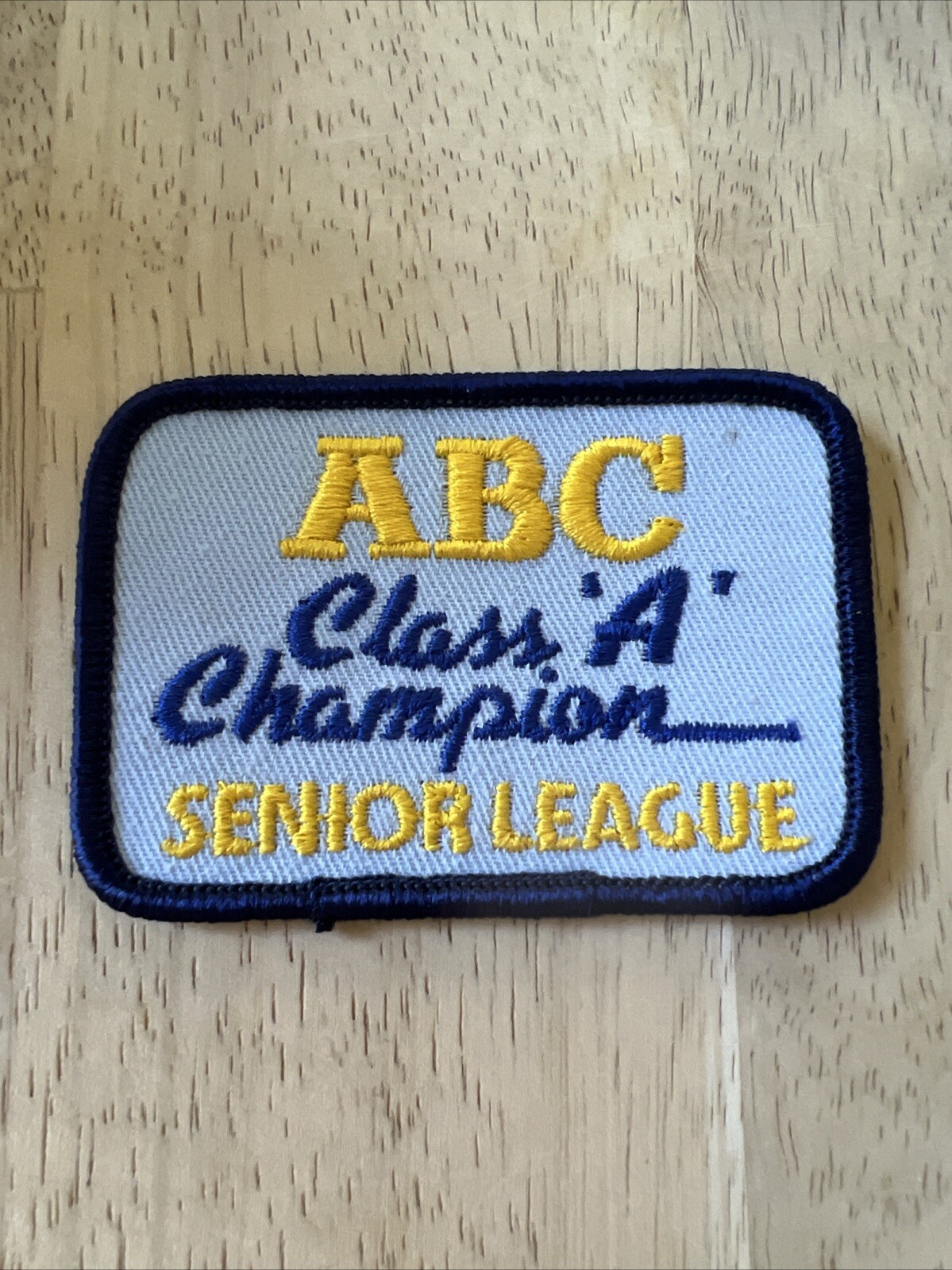Vintage ABC class “A” Senior League Bowling 🎳 Champion Patch