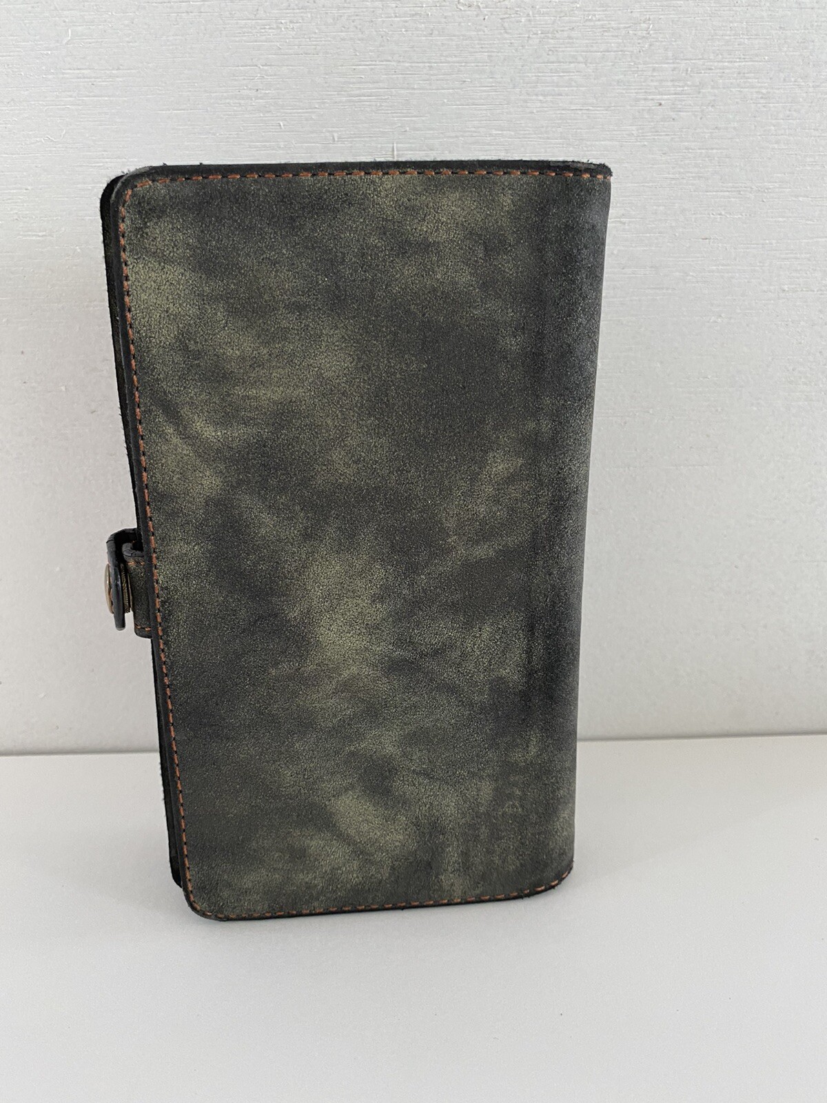 Case Me Wallet/Holder Gray Suede No Phone Case