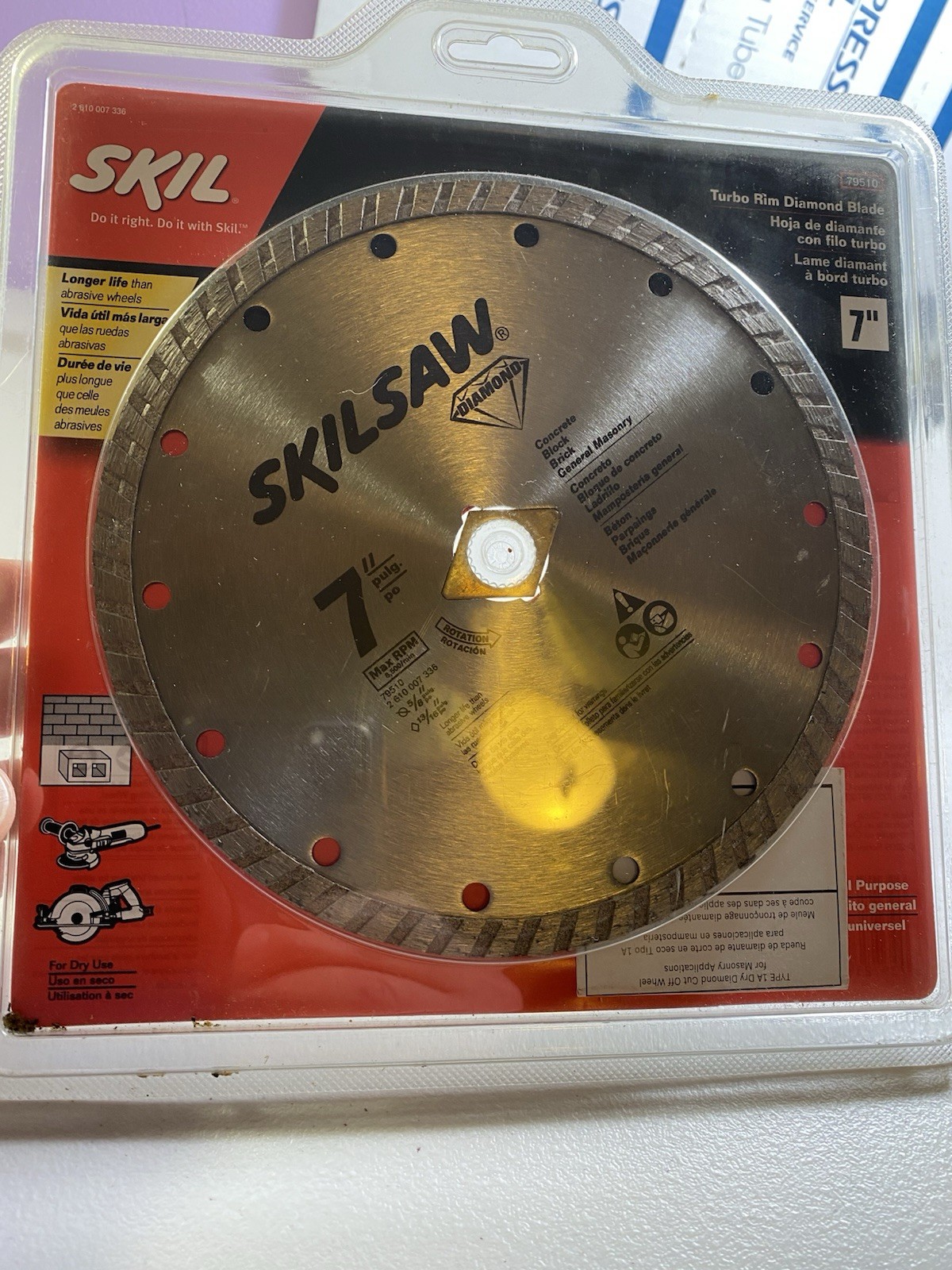 Skilsaw Turbo Rim Diamond Blade 7”