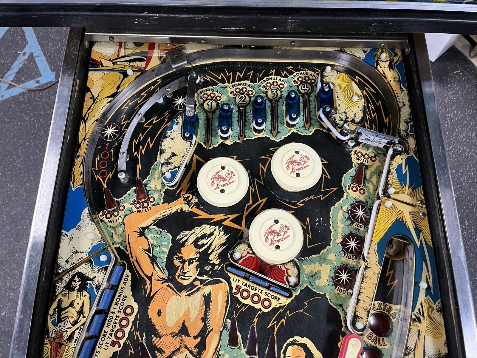 1978 FLASH PINBALL MACHINE PROFESSIONAL TECHS PLAYS GREAT