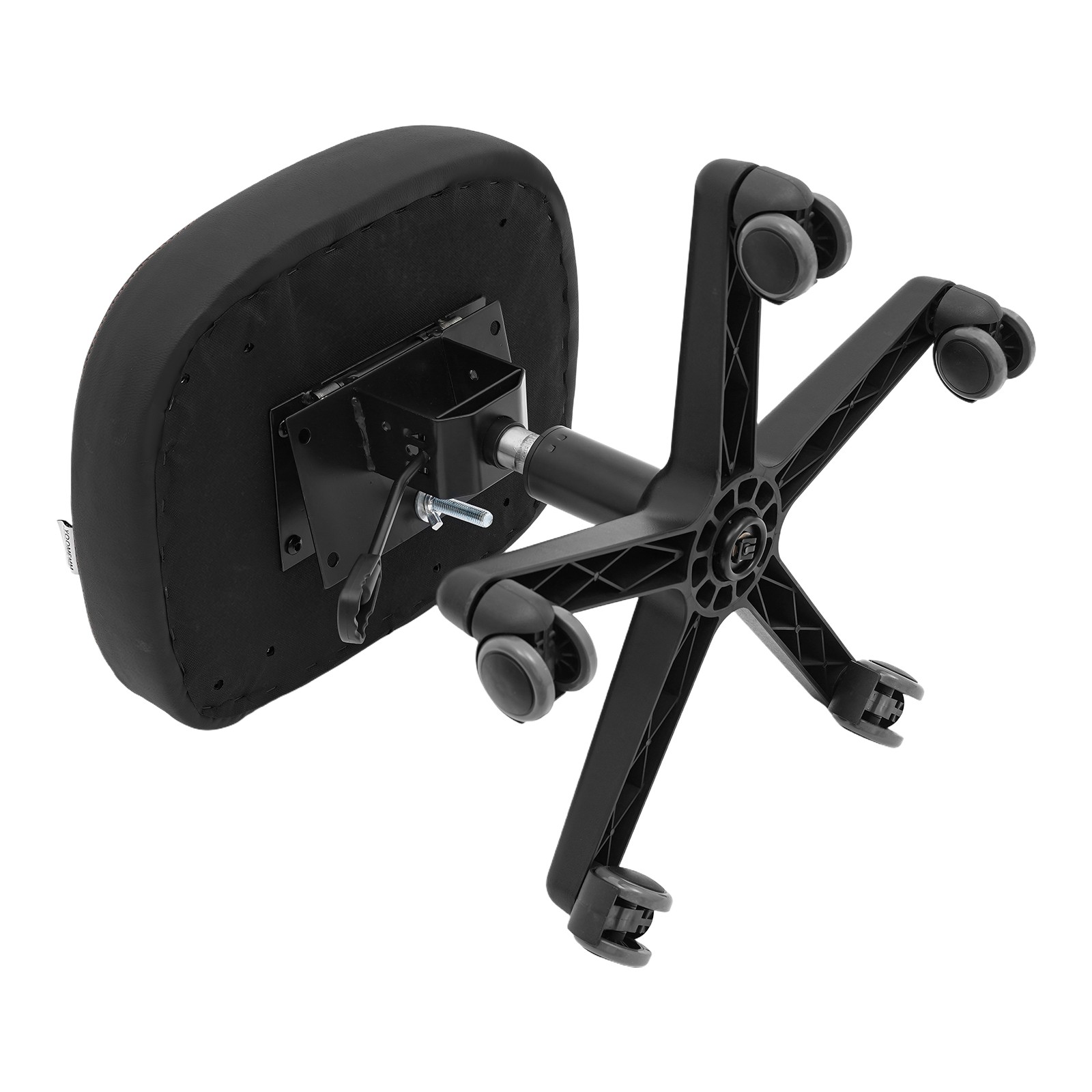 Adjustable Height And Tilt Angle Footrest Stool Ergonomic Foot Stool With Wheels