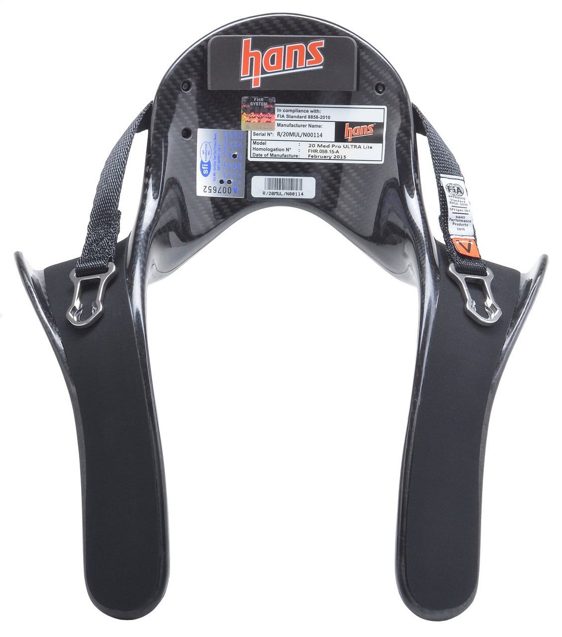 Hans Pro Ultra Lite Head and Neck Support FIA Approved - Medium, Part