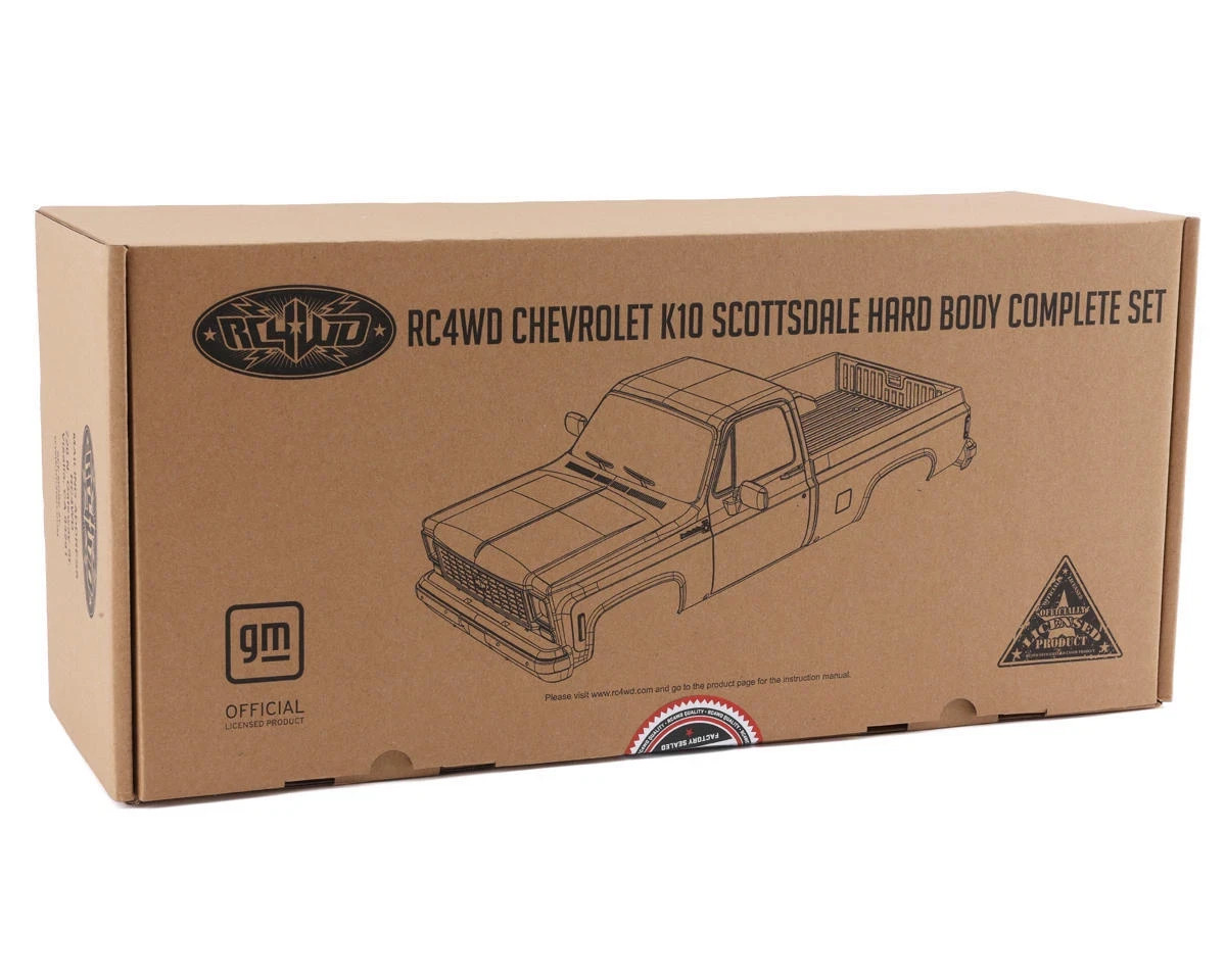 RC4WD Chevrolet K10 Scottsdale Hard RC Truck Body Complete Set (314mm) RC4ZB0258
