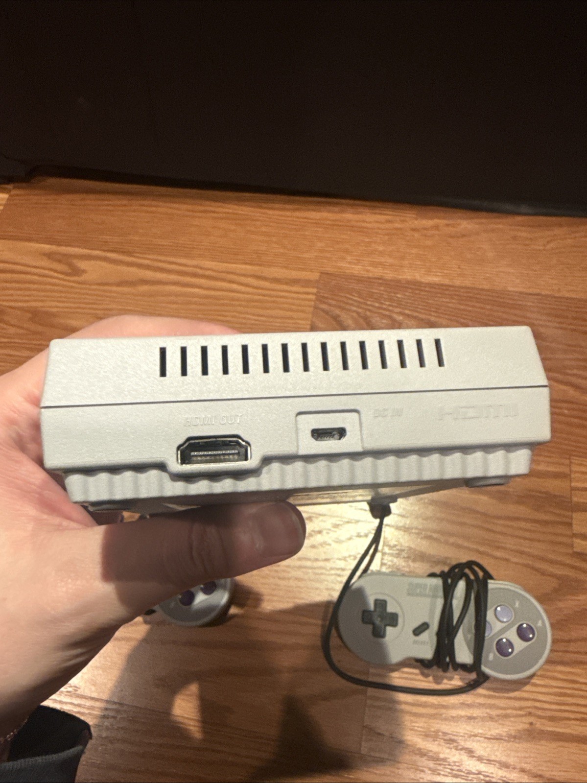 Nintendo Super NES Classic Edition SNES CLV-201 HDMI Cable 2 Controllers