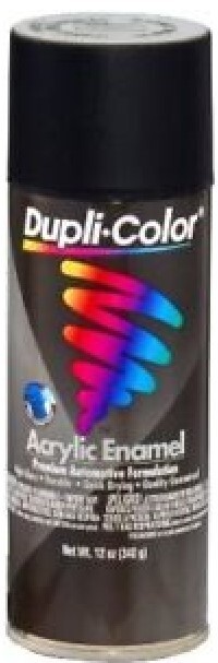 Dupli-Color DA1603 Semi-Gloss Black General Purpose Acrylic Enamel - 12 oz.