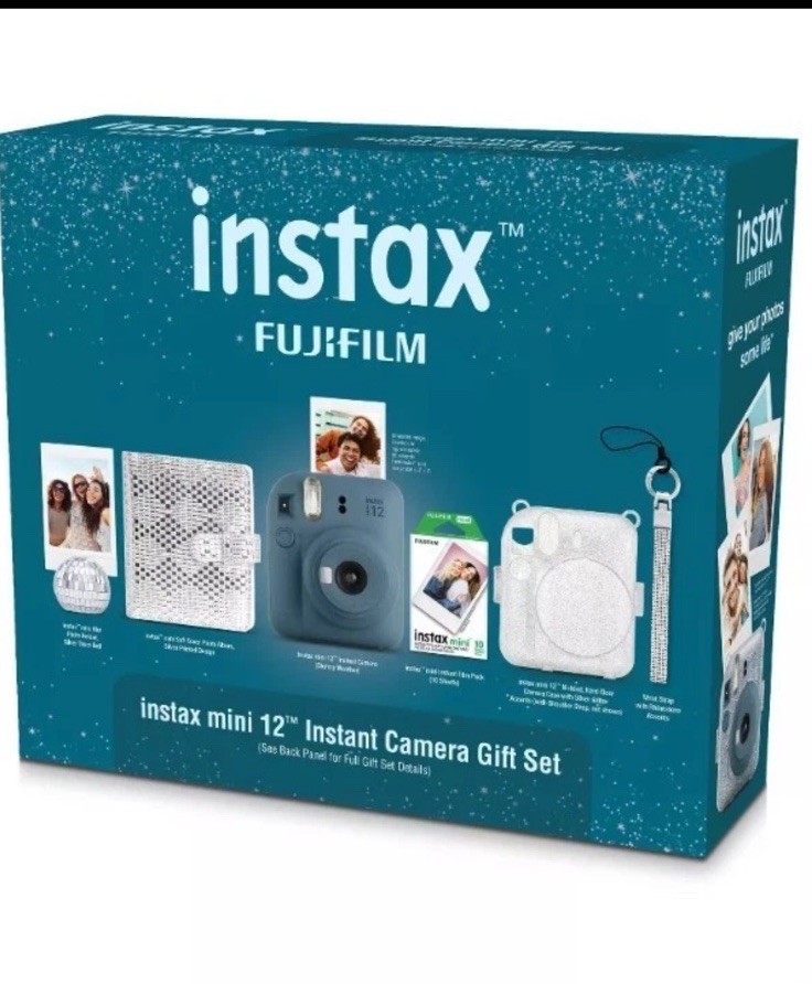 Fujifilm Instax Mini 12 Instant Camera Gift Set Bundle - new