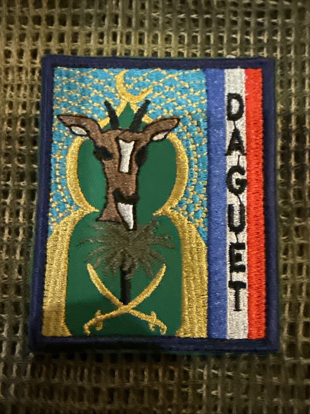 French NATO Forces Forces Operation DAGUET Pocket Patch FFL