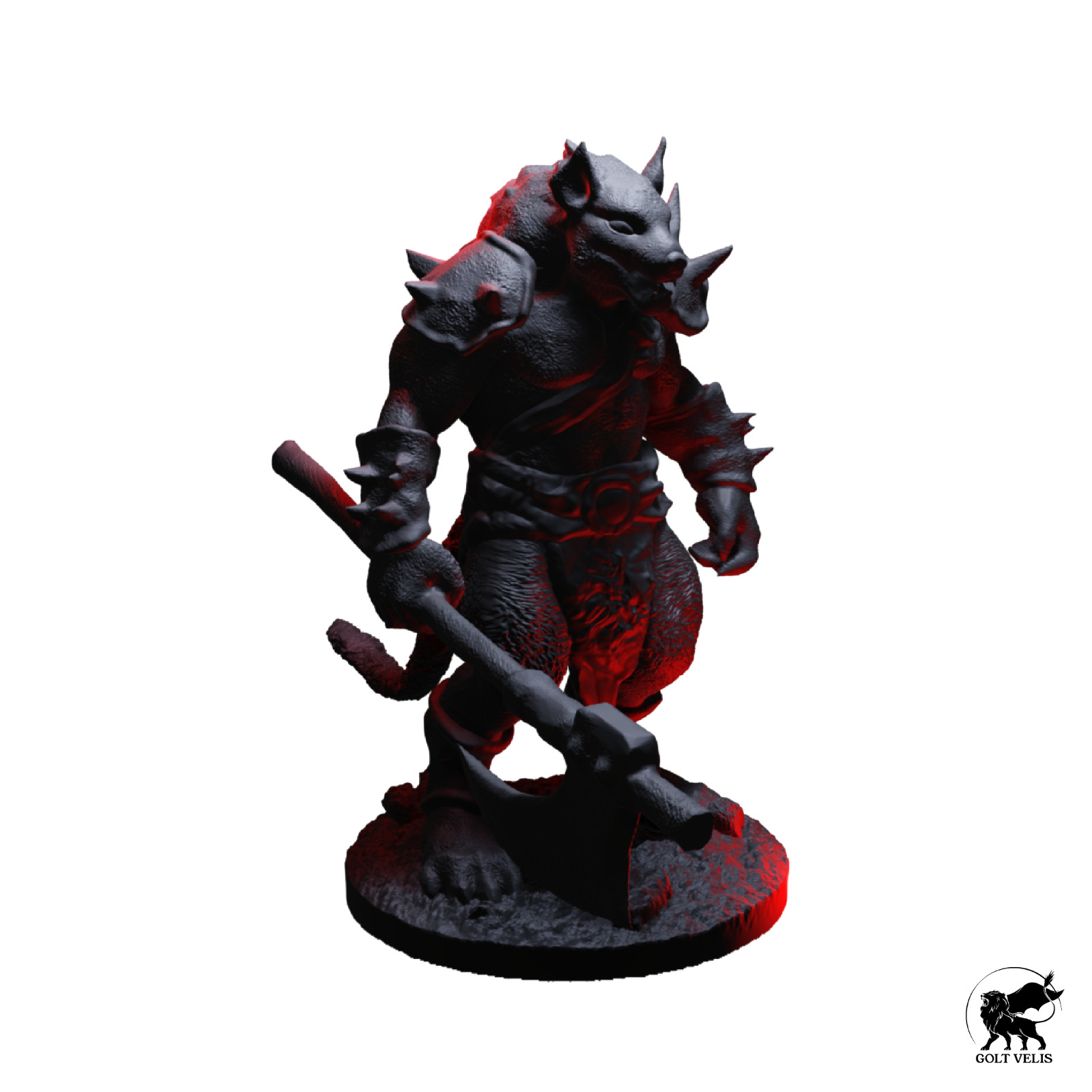 Dungeons & Dragons Playable Character - Gnoll - Barbarian, Fighter, Warrior