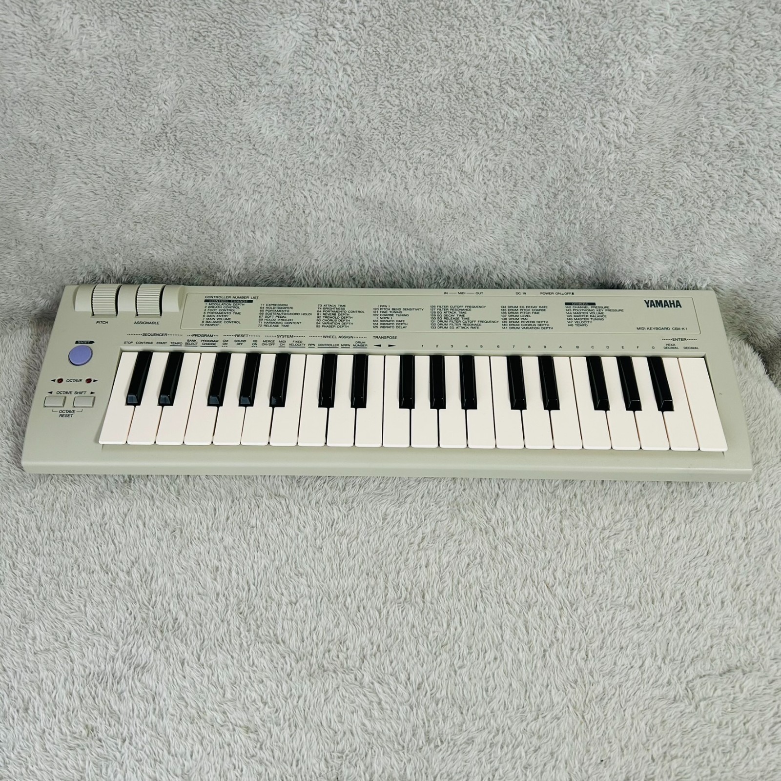 YAMAHA CBX-K1 MIDI Keyboard Compact Controller Tested Main Unit Only Model