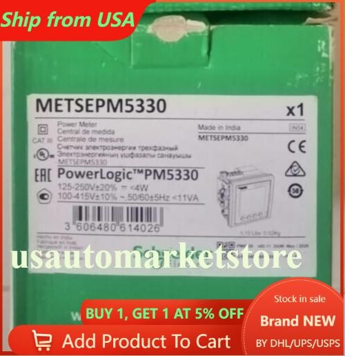 METSEPM5330   PM5330 Meter - 100%   with Box US Free TAX